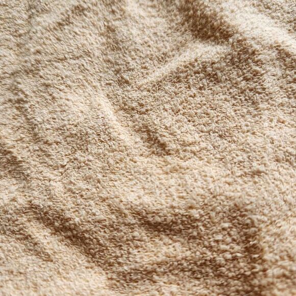 Vintage 70s tank top French terry tan adult unisex XS or kids Medium retro - Picture 6 of 7